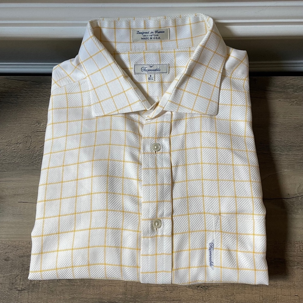 Faconnable Men's Dress Shirt